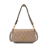 Gues* -  Guess Noelle Shoulder Bag - BROWN